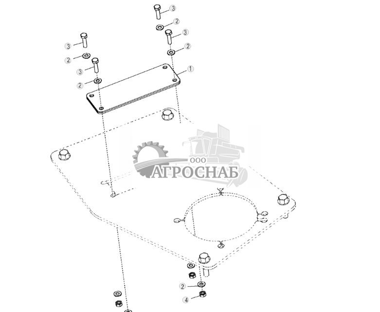 Пластина электрогидравлической крышки, малое дополнительное устройство - ST522938 226.jpg
